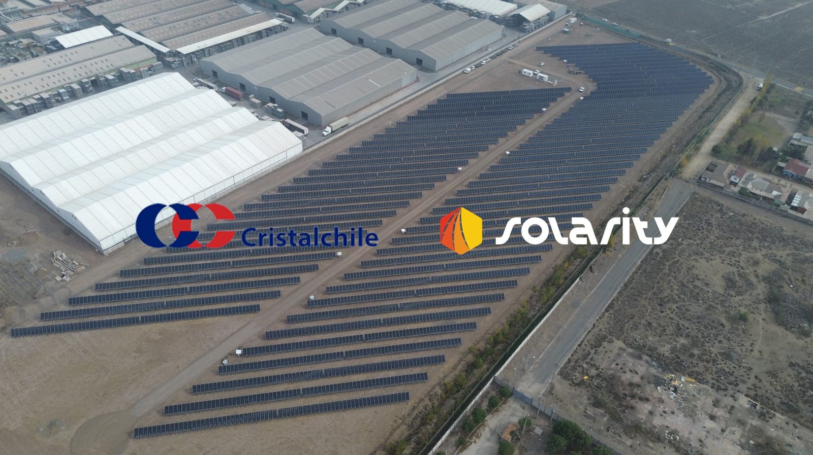 Cristalchile y Solarity inauguran una de las plantas solares de autoconsumo más grandes de Chile
