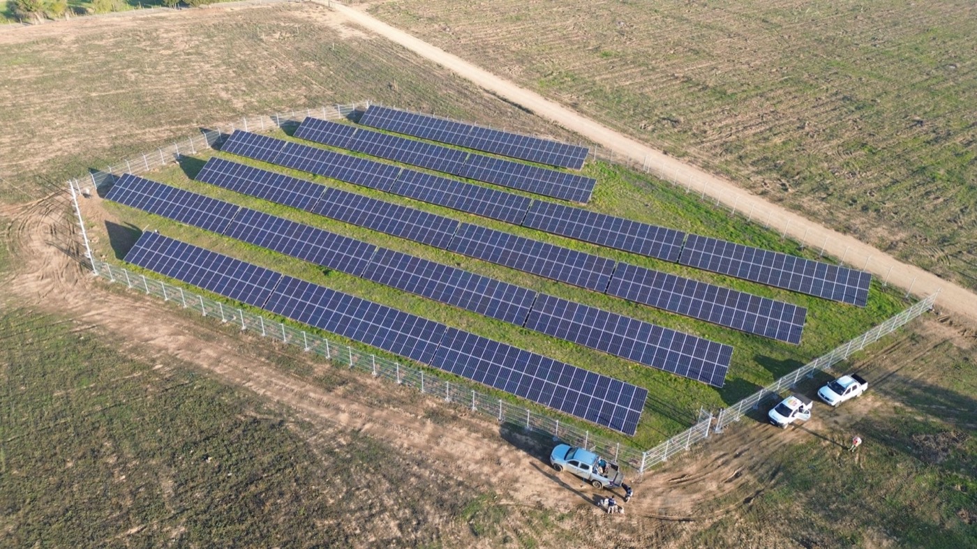 Planta solar construida y operada por Solarity en Chile